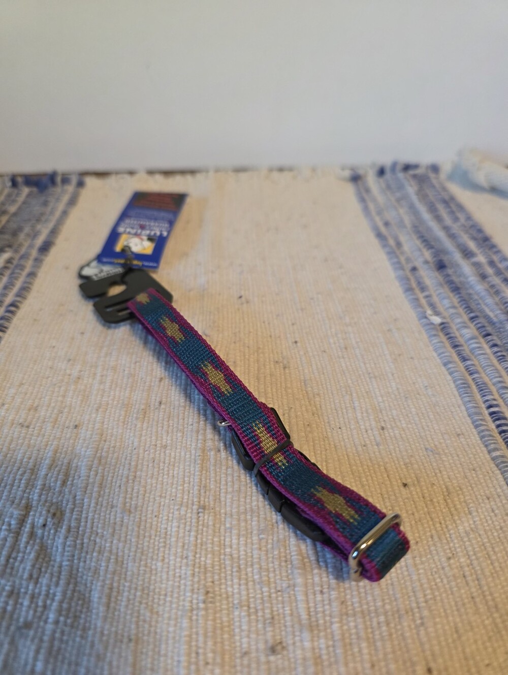 Lupine Teal/Magenta Dog Collar